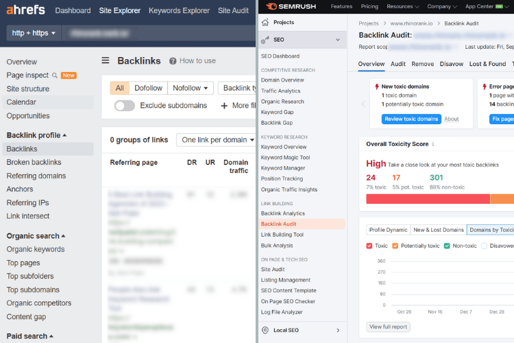 Analyze Backlinks Tools