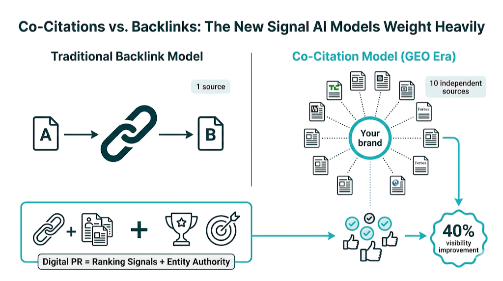 Co-Citations vs. Backlinks