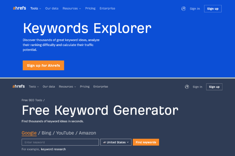 Keyword Research Using Ahrefs