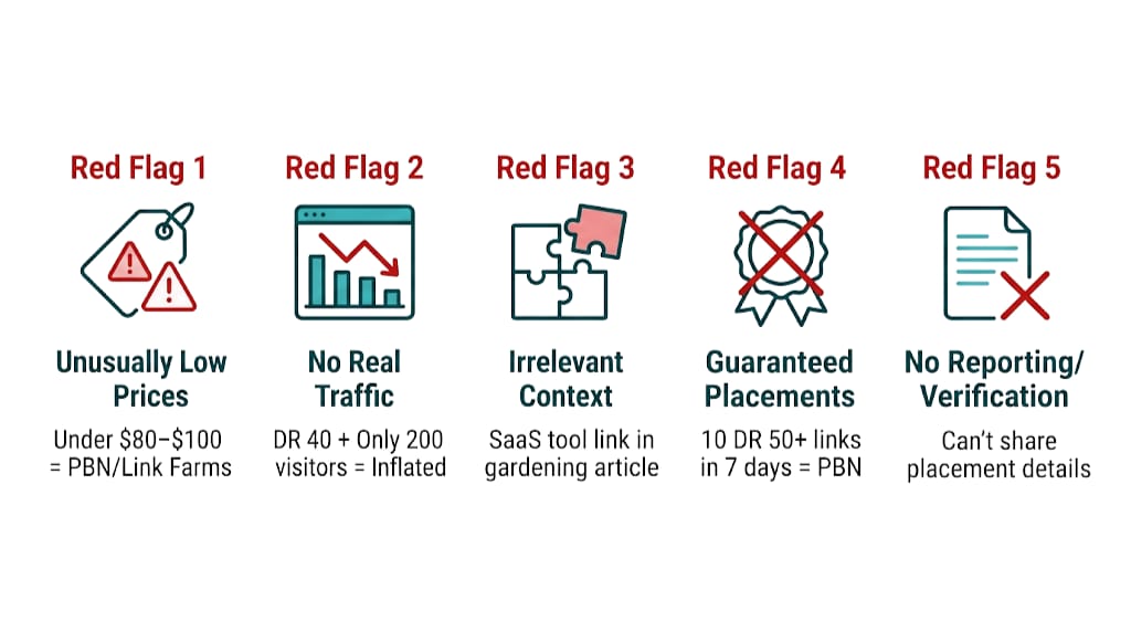 Red Flags That Signal You're Paying for Links That Will Hurt, Not Help