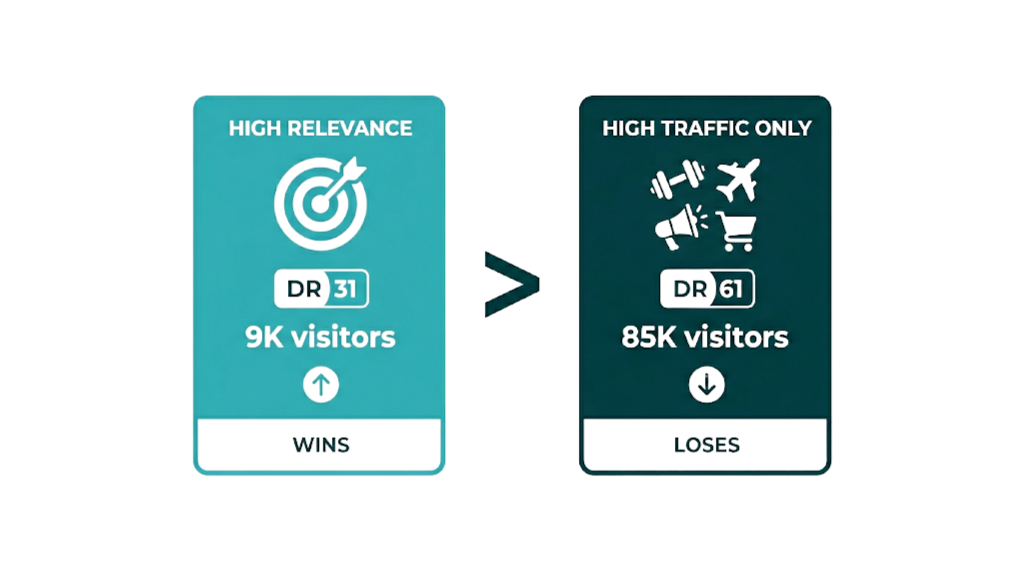 Relevance vs. Traffic