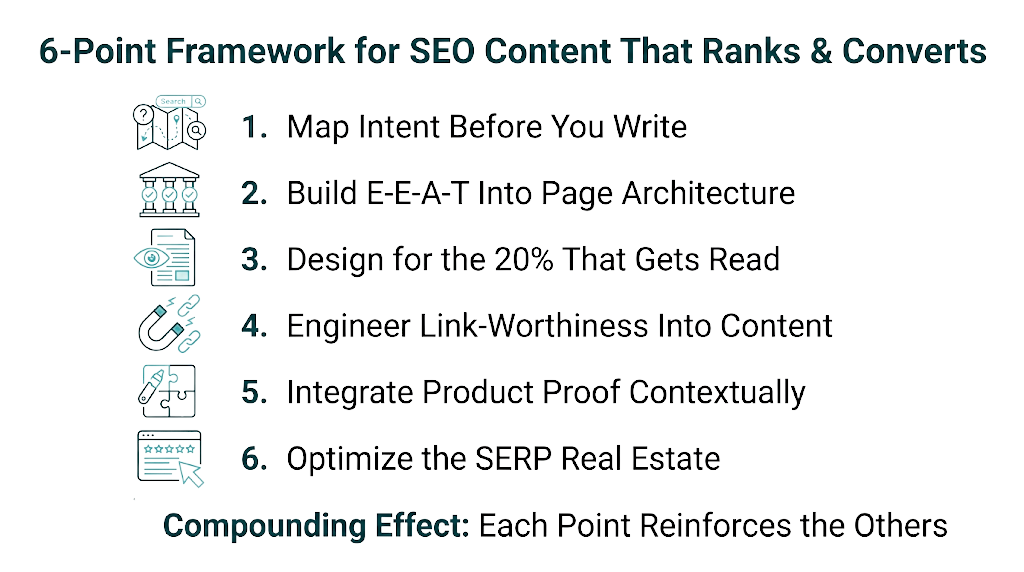 The 6-Point Framework for Writing SEO Content That Ranks AND Converts