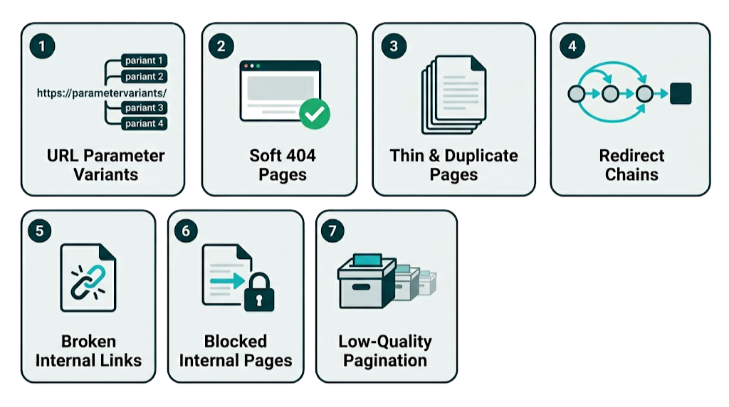 The 7 Biggest Crawl Budget Killers