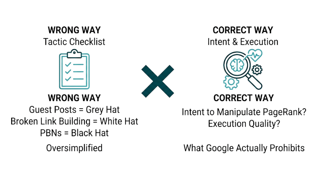 White Hat vs. Grey Hat Link Building