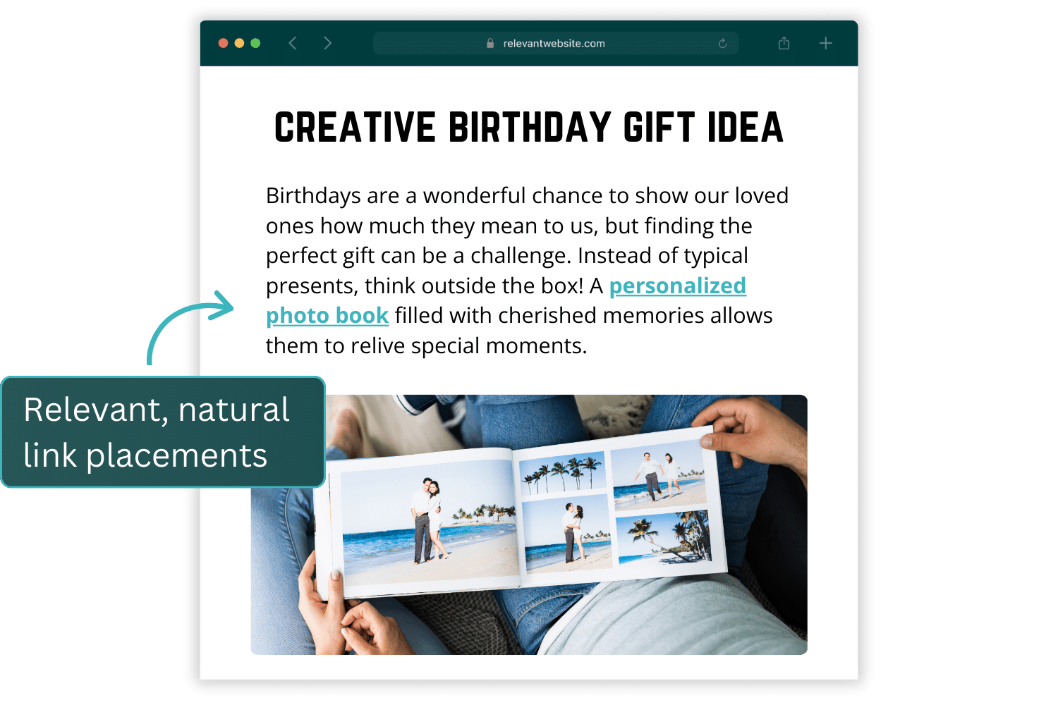 Infographic - Curated Links example