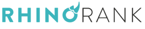 Rhino Rank - logo - blue and black