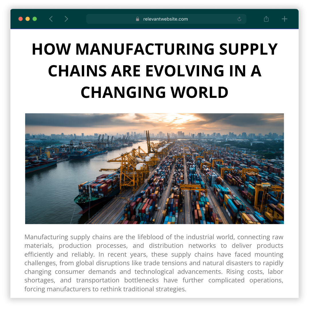 8+ Years Driving Growth in Industrial Sectors