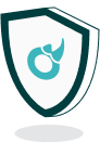 Rhink Rank brand security shield graphic illustration