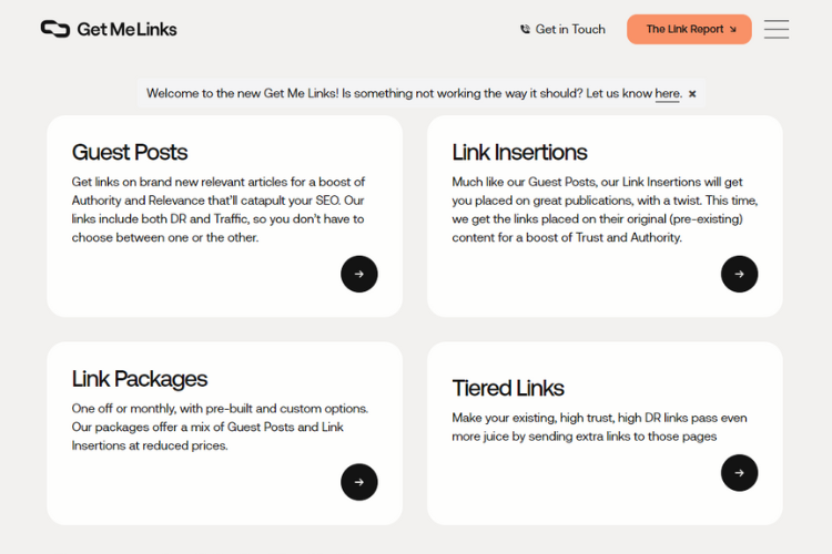 Guest posting - Get Me Links