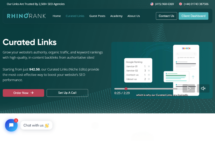 Curated link building