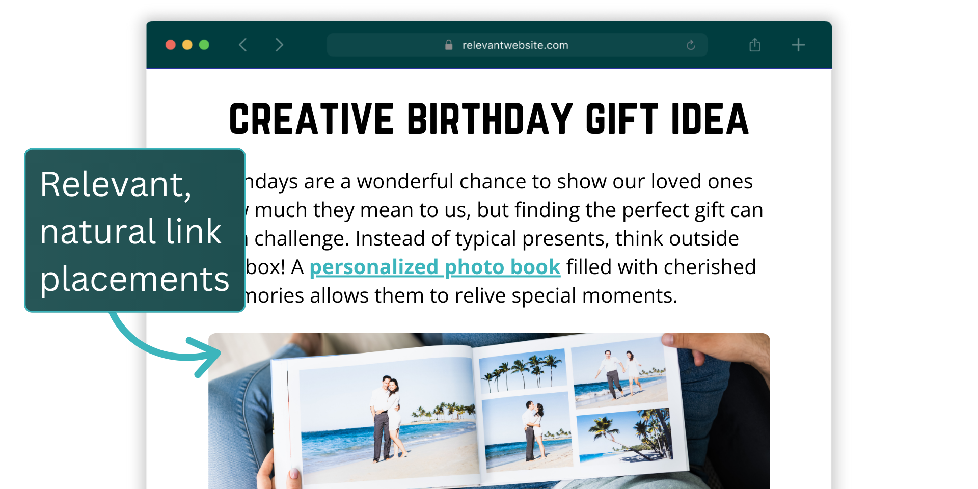 Curated Links - Relevant, natural link placements
