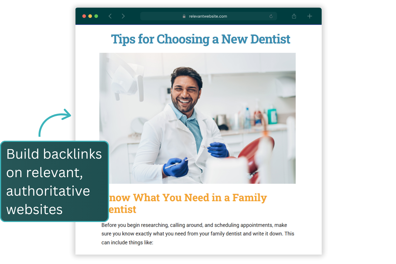 SEO for Dentists - Buy backlinks for your dental practice