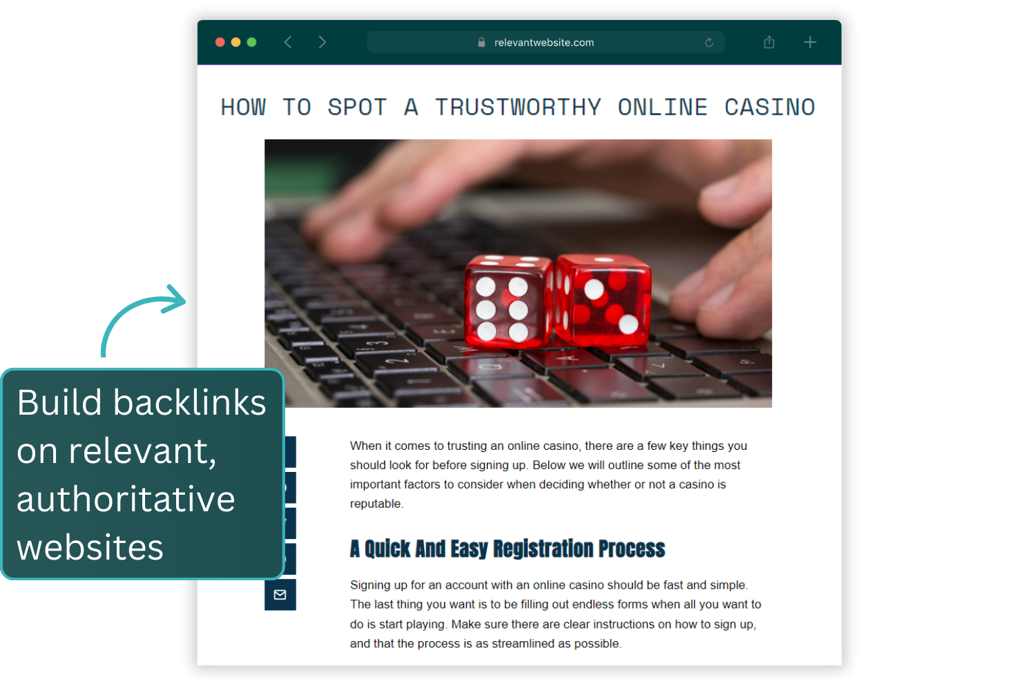 SEO for Gambling Websites - Buy backlinks for your casino website