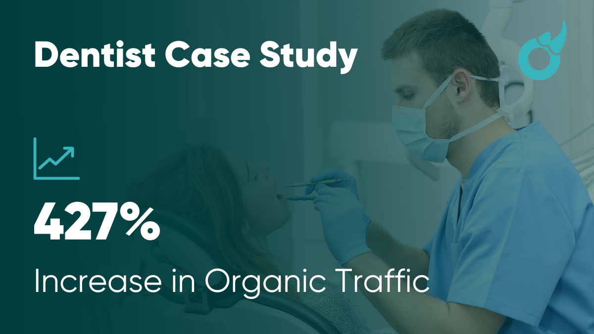 Dentist link building - traffic increase