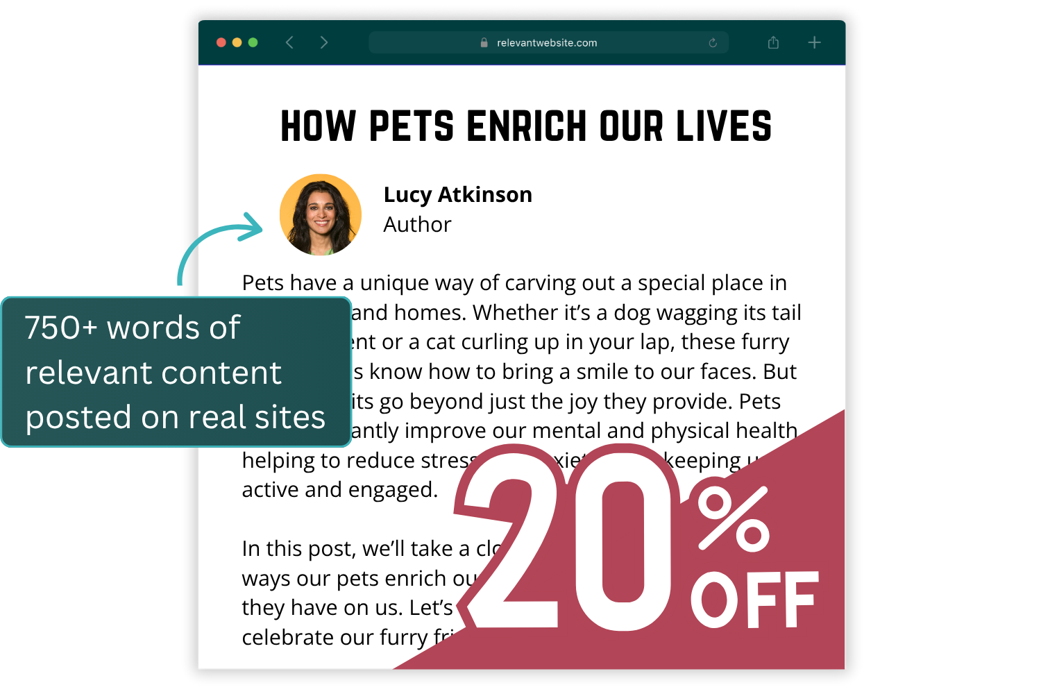 Guest Posts - 20% OFF